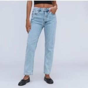 NWT Everlane Relaxed Straight High Waist Jean Size 31 Reg